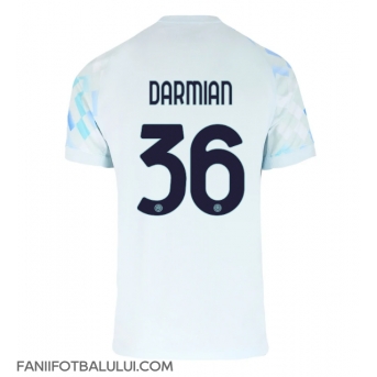 Inter Milan Matteo Darmian #36 Tricou Fotbal Replică 2025-26 Barbati Deplasare